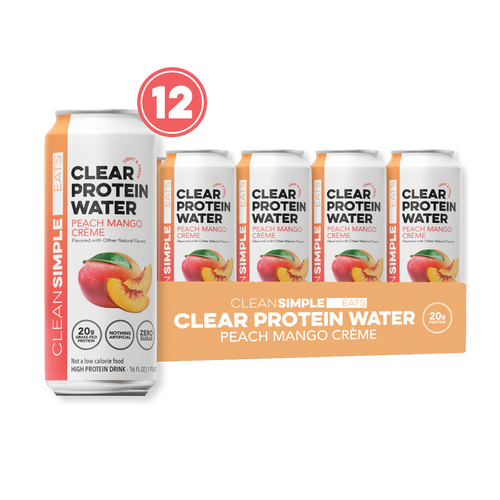 Clear Protein Water: Peach Mango Creme (16 Oz. | 12 Pack)