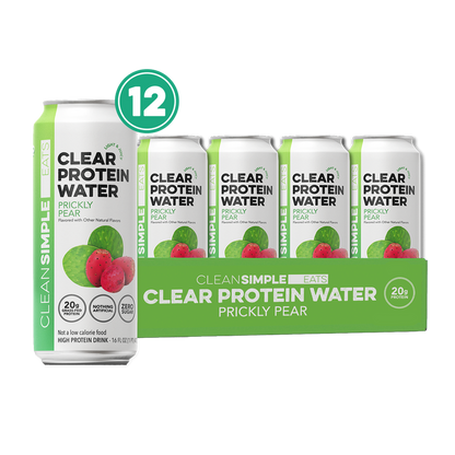 Clear Protein Water: Prickly Pear (16 Oz. | 12 Pack)