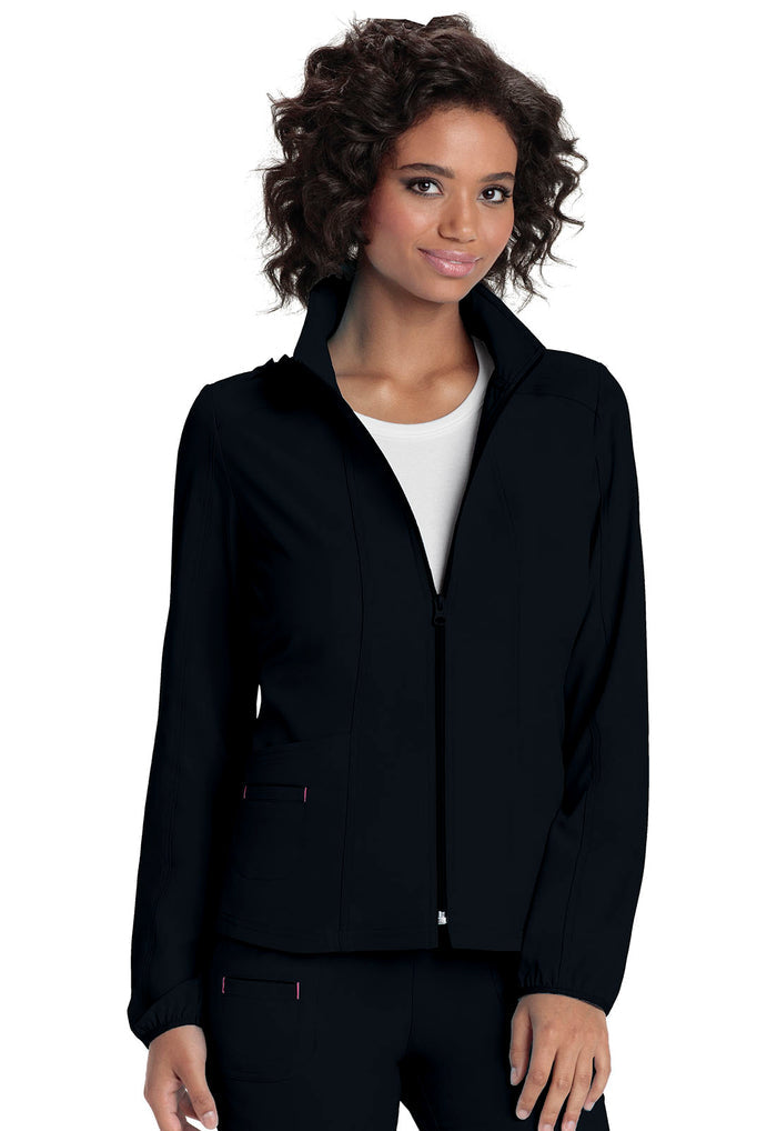 Clearance Heartsoul Zip Front Warm-Up Scrub Jacket