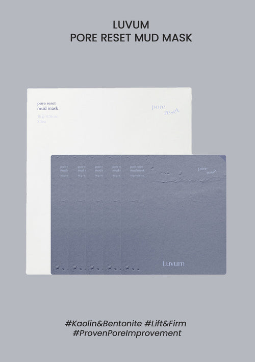 CLEARANCE SALE - [LUVUM] Pore Reset Mud Mask (1 Box = 5 Masks X 16g)
