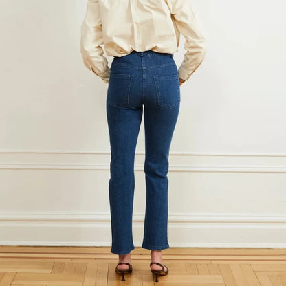 Cleo Jeans in Dark Indigo
