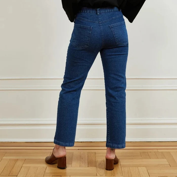 Cleo Jeans in Dark Indigo