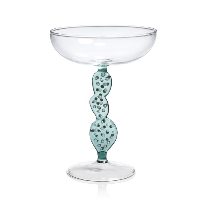 Climbing Cacti Tequila Cocktail Glasses - Set of 4 - Drinkware Sets by Carlyle Avenue