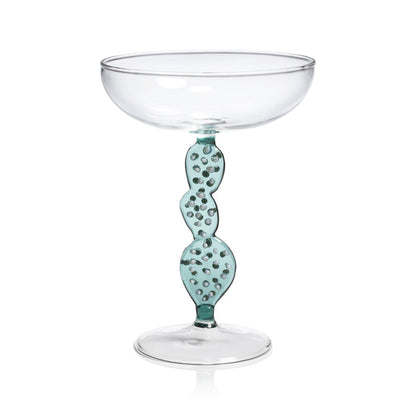 Climbing Cacti Tequila Cocktail Glasses - Set of 4 - Drinkware Sets by Carlyle Avenue