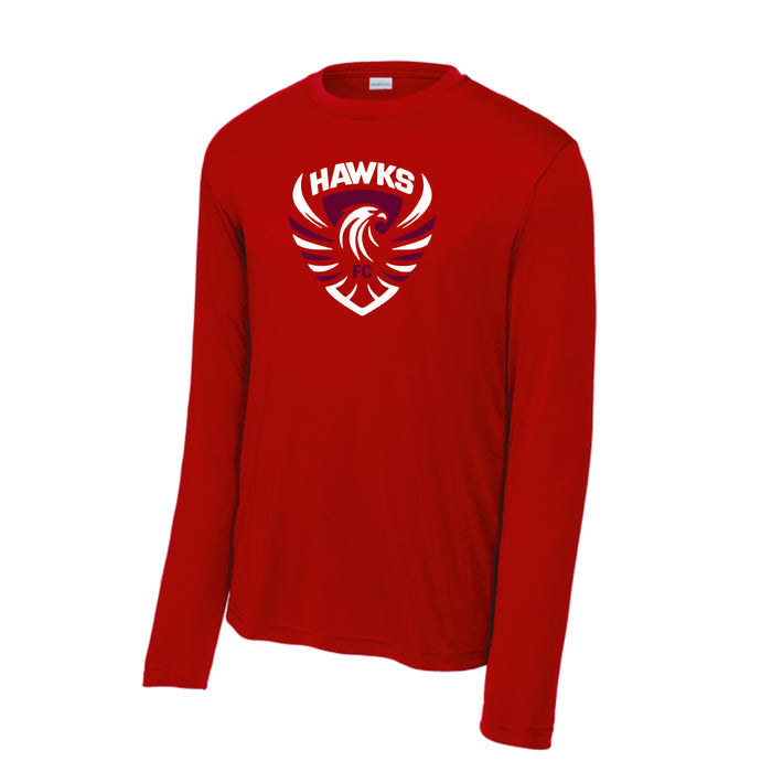 CO Hawks Soccer Sport-Tek Unisex Long Sleeve Tee - Youth, Ladies, and Unisex Sizes