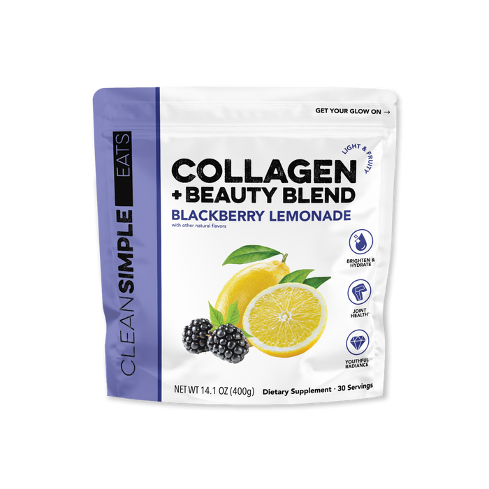 Collagen + Beauty Blend: Blackberry Lemonade (30 Serving)
