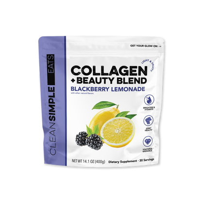 Collagen + Beauty Blend: Blackberry Lemonade (30 Serving)