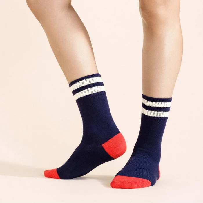 Collegiate Stripe Crew