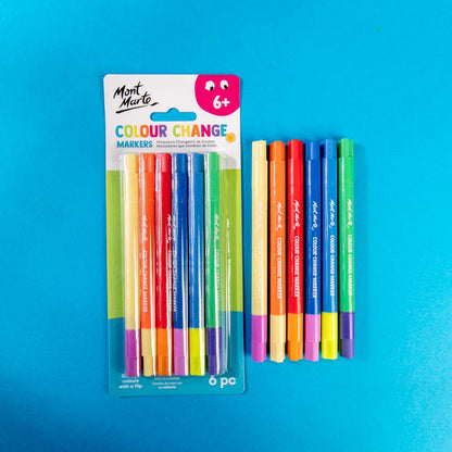 Colour Change Magic Markers 6pc