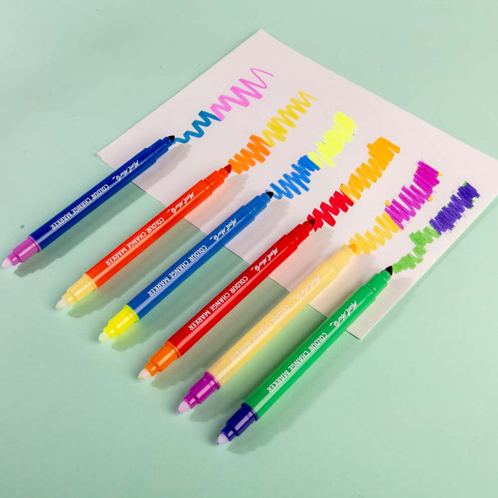Colour Change Magic Markers 6pc