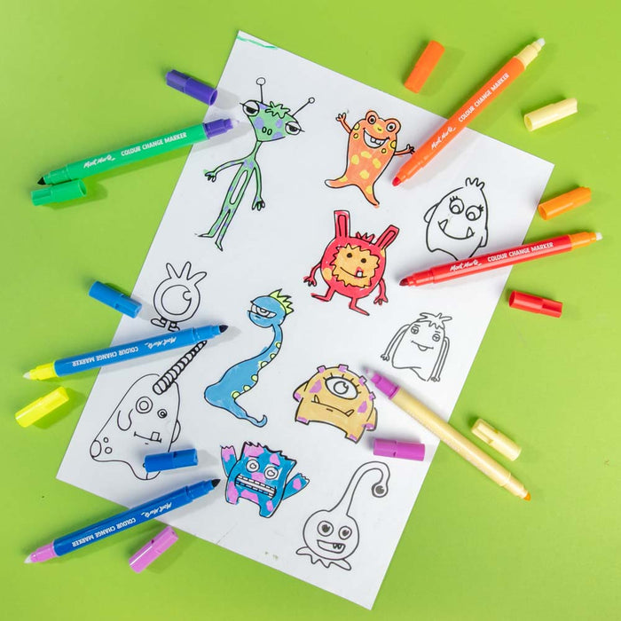 Colour Change Magic Markers 6pc