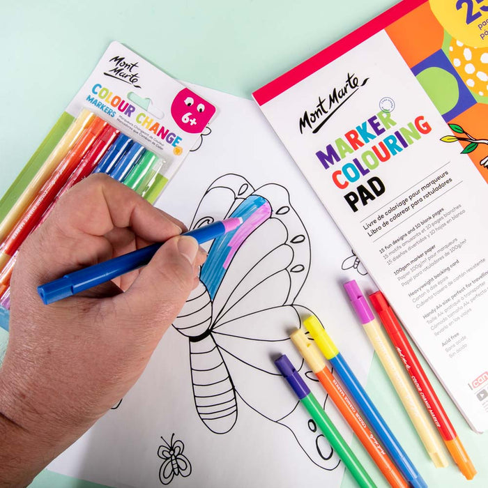 Colour Change Magic Markers 6pc