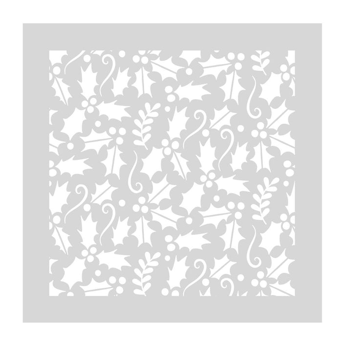 Crafter's Companion - Stencil Set - Holly Jolly Christmas. Each stencil features three themed stencils, a background stencil, a border stencil, and a icon stencil. Use the stencils together or separately for your projects for maximum creative opportunity Available at Embellish Away located in Bowmanville Ontario Canada