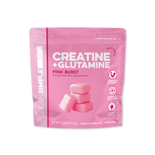 Creatine + Glutamine: Pink Burst (30 Serving Bag)