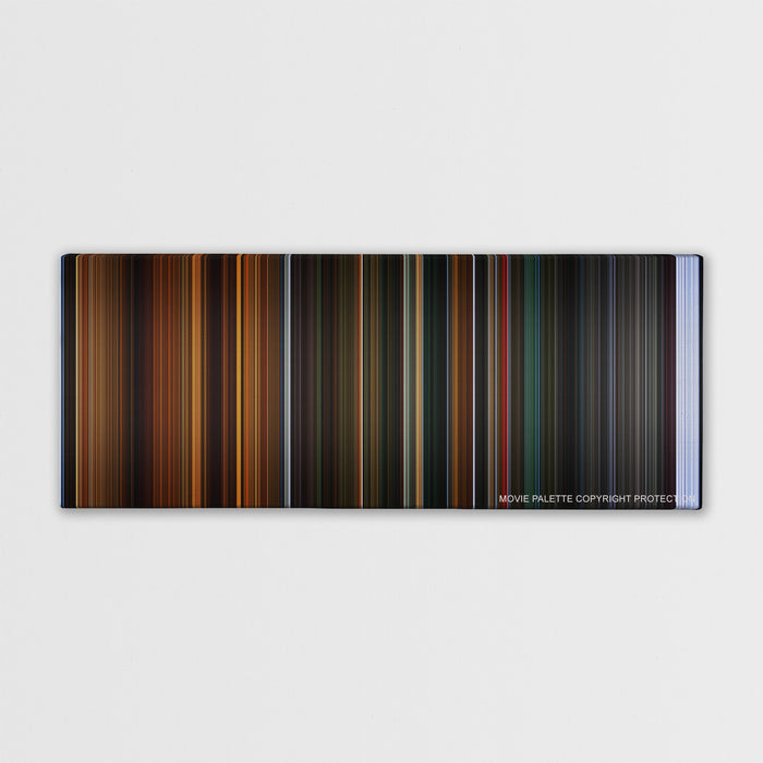 Crimson Peak color palette canvas print: thousands of thin vertical stripes of color