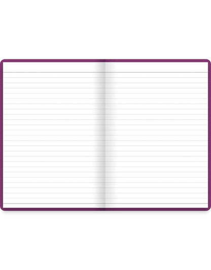 Dazzle A5 Address Book Purple#color_purple