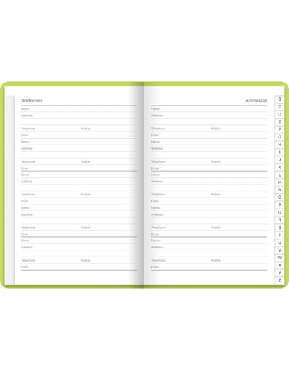Dazzle A6 Address Book Pear#color_pear