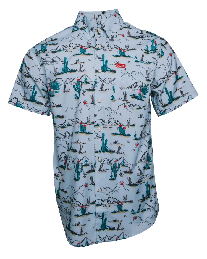 Desert Bloom Short Sleeve Party Shirt