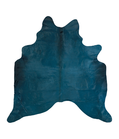 Dyed Emerald Green Cowhide Rug #A20195