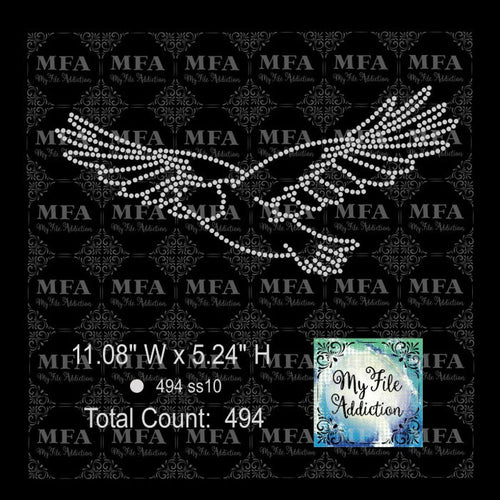 Eagle Rhinestone Digital Download File