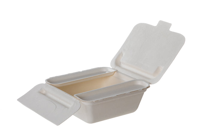 EcoProducts Folia™ (II) Compostable Take-Out Container (6 x 5.4 x 2.5) | 300/cs