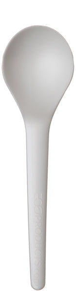 EcoProducts Plantware® Compostable Soup Spoon (6in | Individually Wrapped) | 1000/cs
