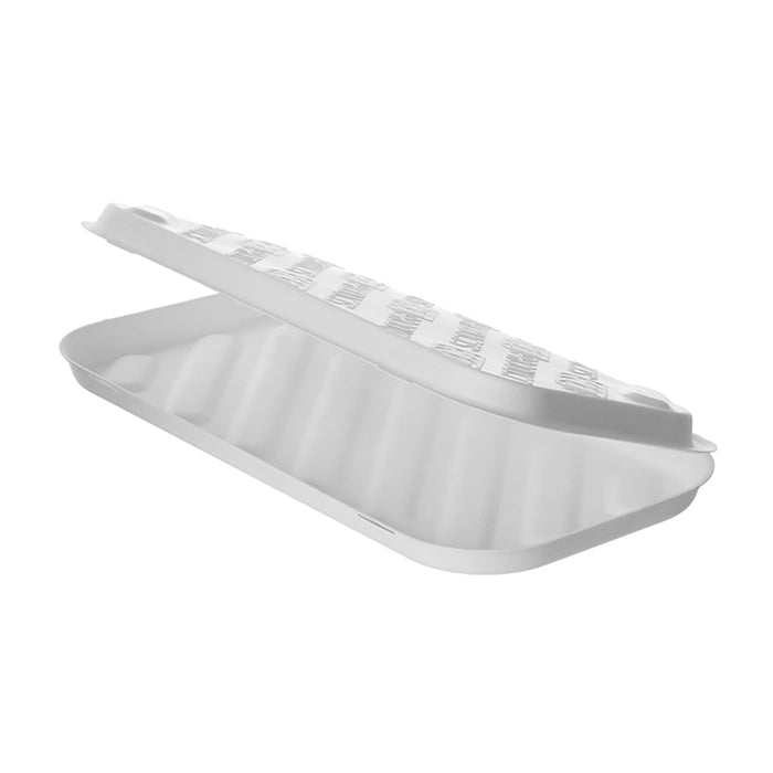 EcoProducts Vanguard™ Compostable Flatbread Pizza Molded Fiber Clamshells (13 x 7 x 1.25in) | 200/cs