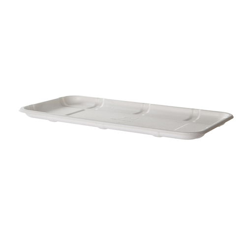 EcoProducts Vanguard™ Compostable Molded Fiber Meat & Produce Trays (10S | 11.02 x 6.02 x 0.56in) | 300/cs