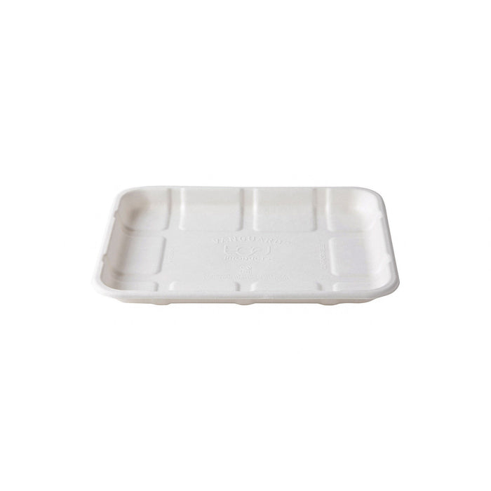 EcoProducts Vanguard™ Compostable Molded Fiber Meat & Produce Trays (20S | 8.5 x 6.5 x 0.73in) | 600/cs