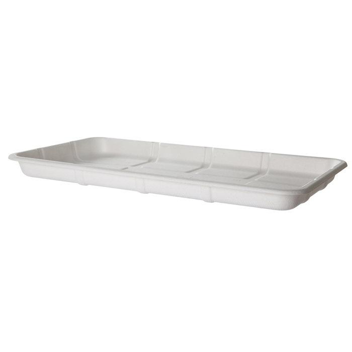 EcoProducts Vanguard™ Compostable Molded Fiber Meat & Produce Trays (25S | 14.75 x 8.25 x 1.06in) | 200/cs