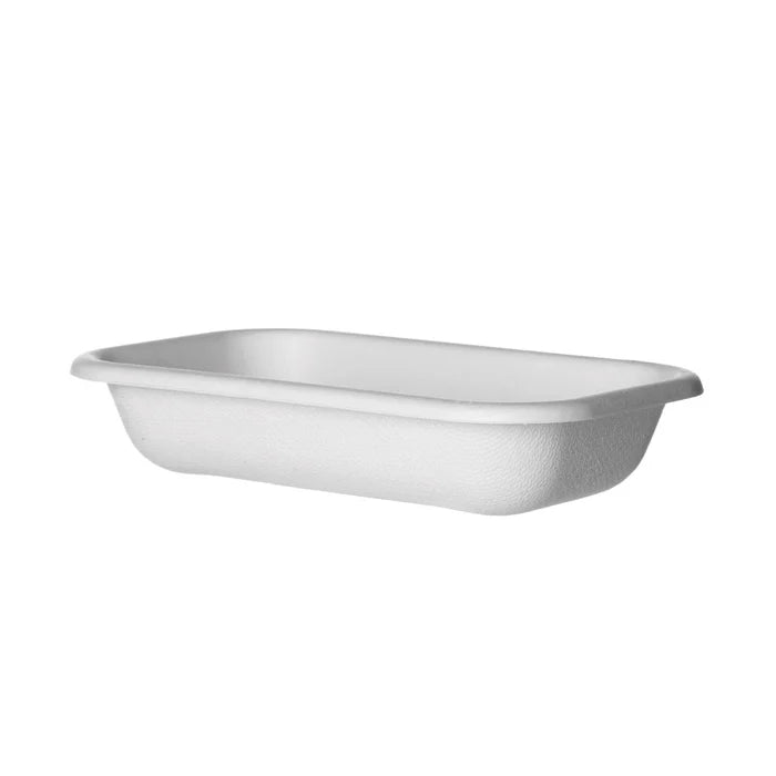 EcoProducts Vanguard™ WorldView™ Compostable Lined Molded Fiber Take-Out Containers (16oz | Rectangle) | 219-Series | 400/cs