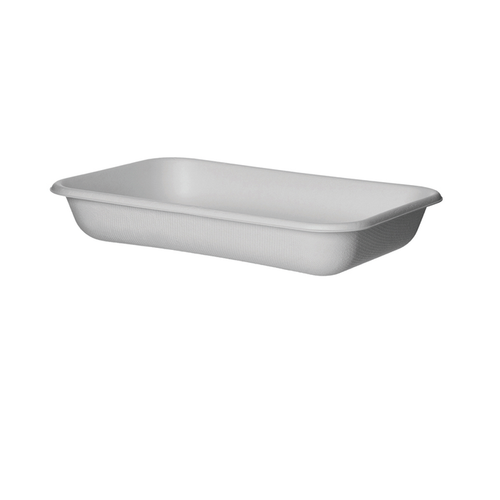 EcoProducts WorldView™ Compostable Molded Fiber Take-Out Containers (12oz | Rectangle) | 219-Series | 400/cs