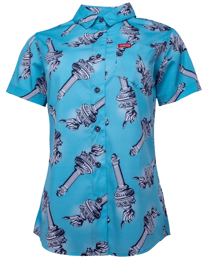 Ellis Island Women's Short Sleeve Party Shirt