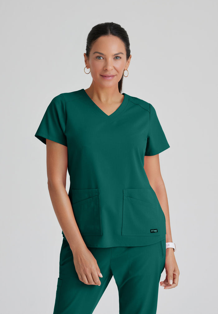 Emma Top - Hunter Green - Grey's Anatomy Scrubs