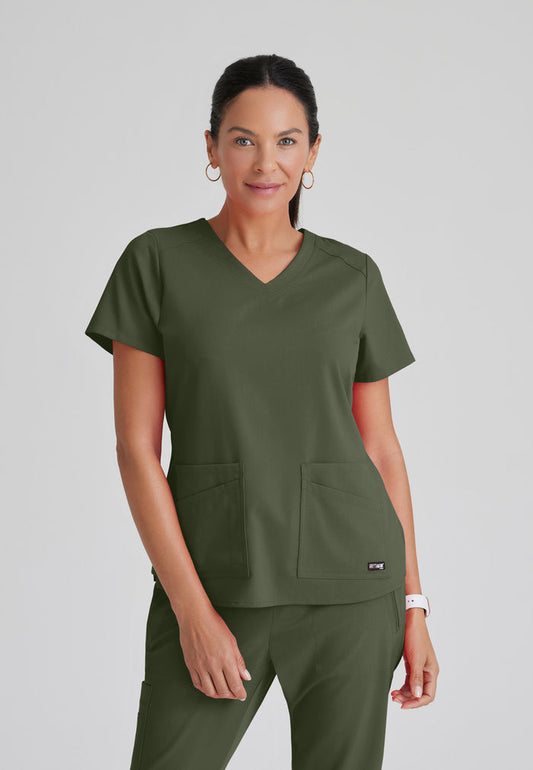 Emma Top - Olive - Grey's Anatomy Scrubs