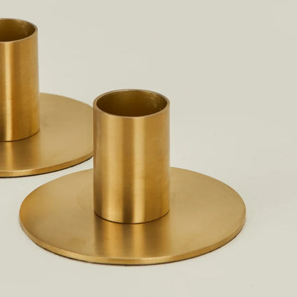 Essential Metal Candle Holder Set of 2