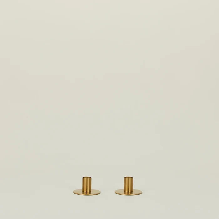Essential Metal Candle Holder Set of 2
