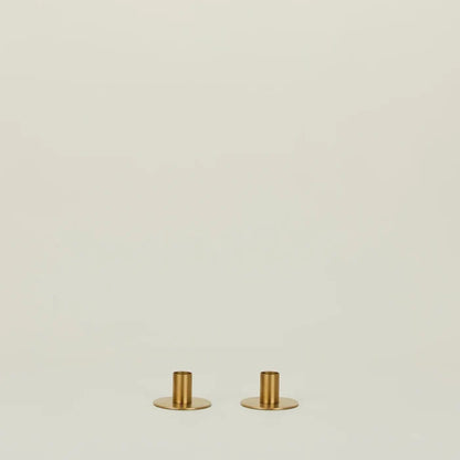 Essential Metal Candle Holder Set of 2