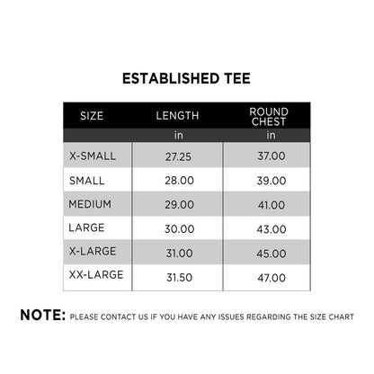 ESTABLISHED TEE - IRONGEAR Fitness