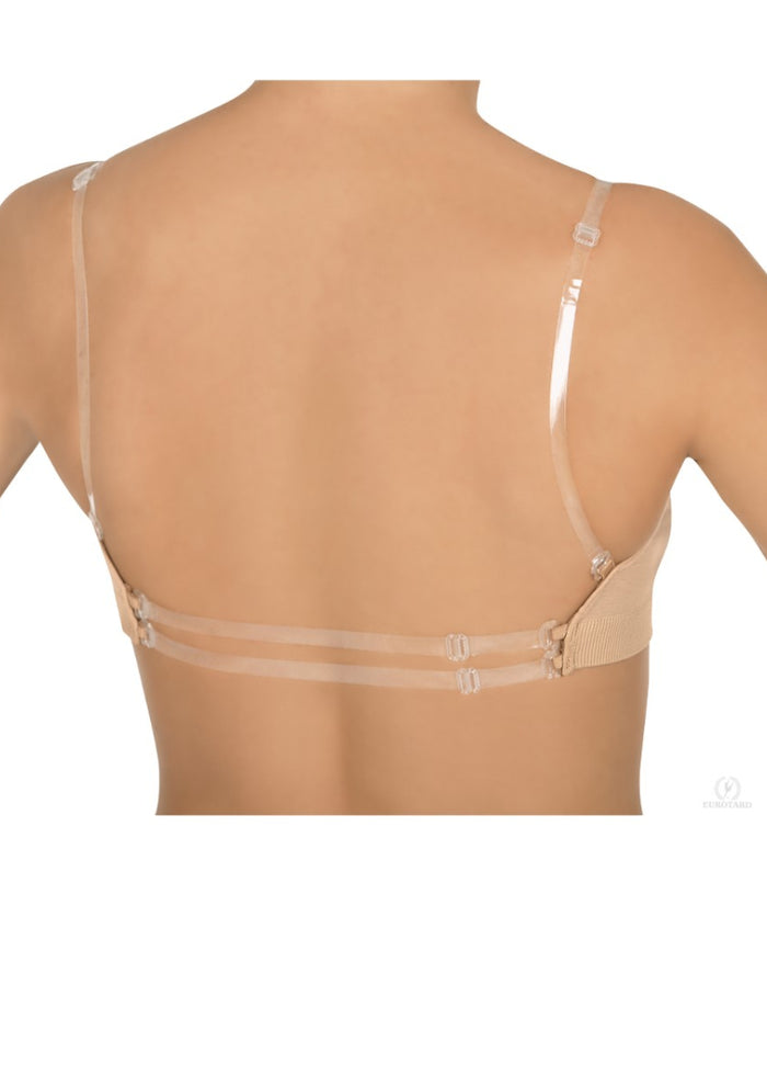 Eurotard 95621 dance bra in nude with adjustable straps
