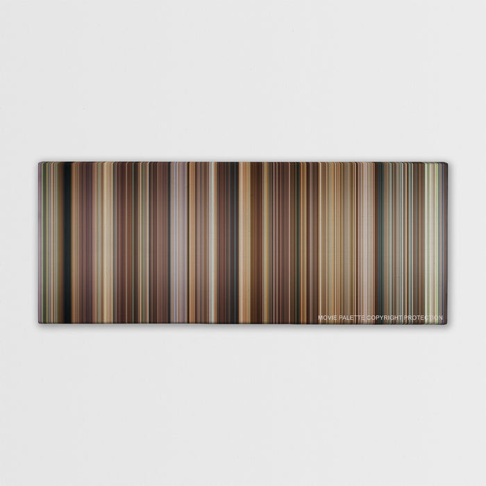 Evan Almighty color palette canvas print: thousands of thin vertical stripes of color