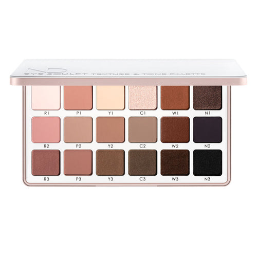 Eye Sculpt Texture and Tone 'Soft' Eyeshadow Palette packshot.