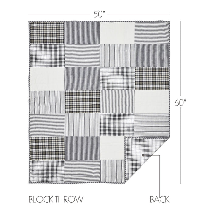 Farmstead Black Block Throw-Lange General Store