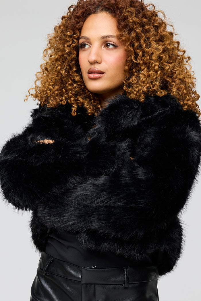Faux Fur Jacket