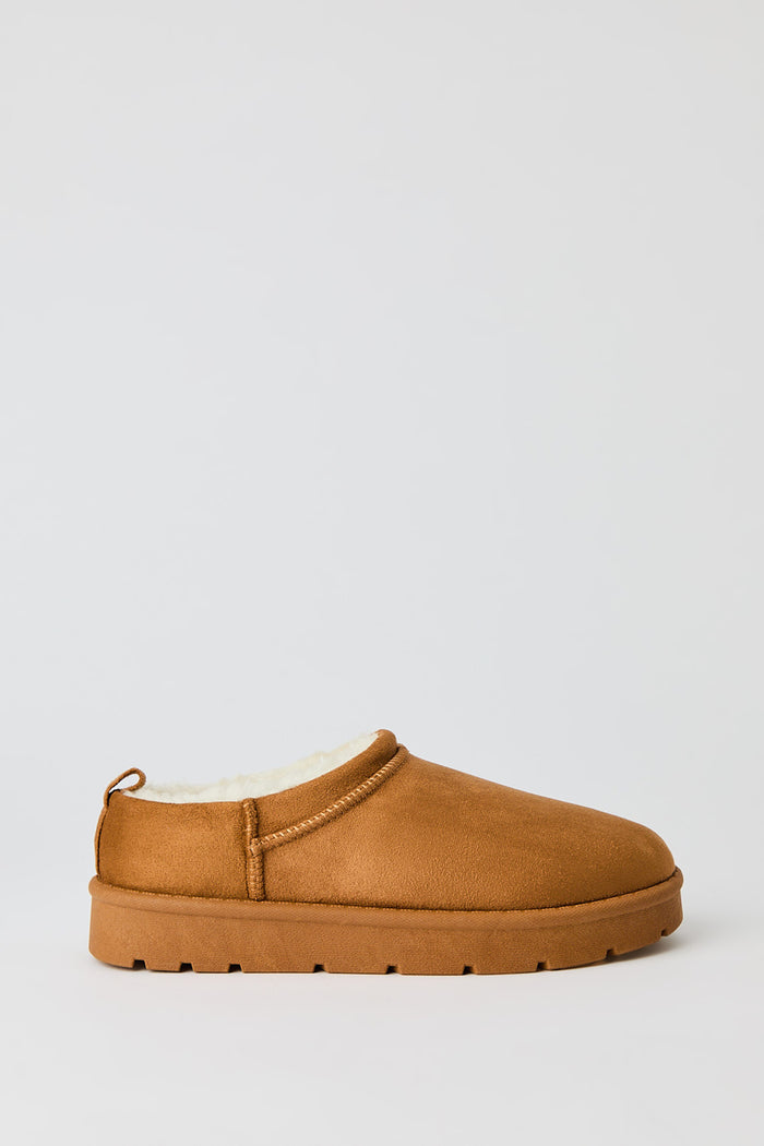 Faux Suede Slipper Booties