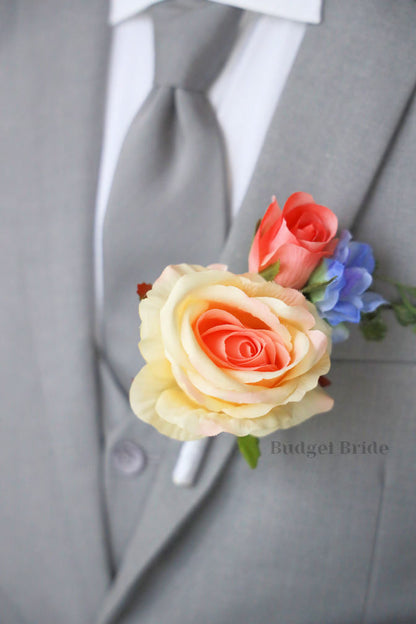 Faux Wedding Bouquet with Wildflowers - $58.50 | Hand Picked Collection