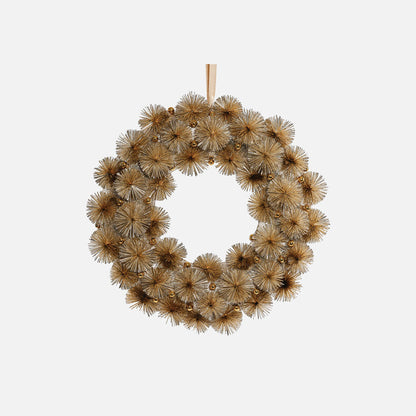 Festive Fiber Blend Wreath - 21.75"