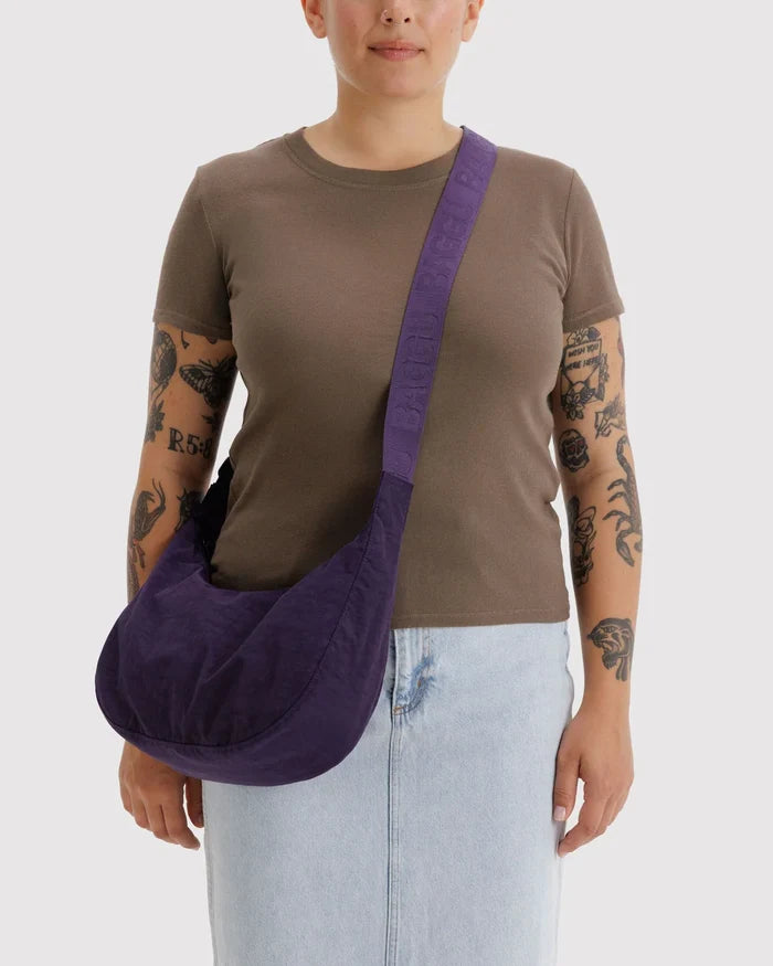 Fig Medium Crescent Bag
