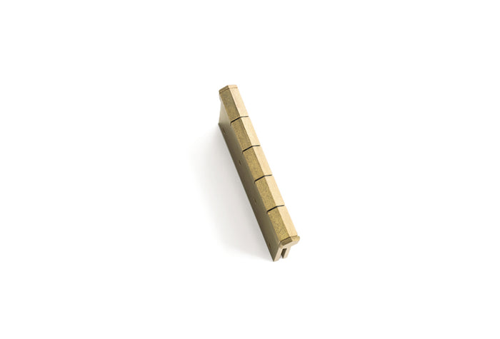 Matureware Brass Flat Hinge Large closed