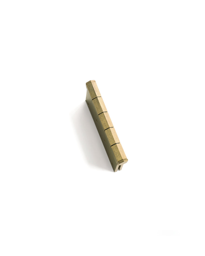 Matureware Brass Flat Hinge Large closed